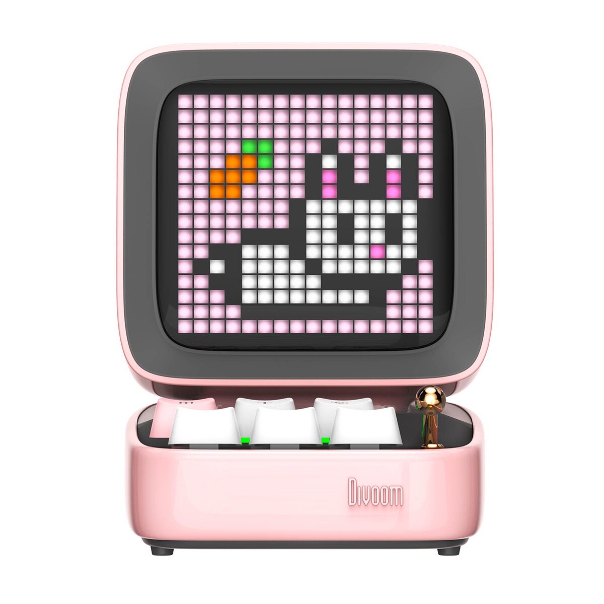 Parlante Portátil Divoom Ditoo-Pro Retro Pixel Art Pink tortoise