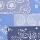 Calza Flare Niña Blue Bandana Print