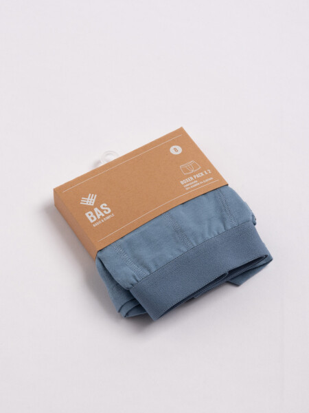 Boxer pack x2 Gris Melange
