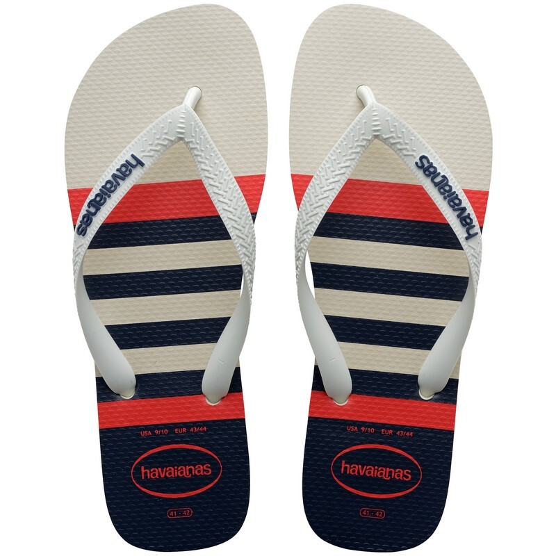Ojotas Havaianas Top Nautical Blanco