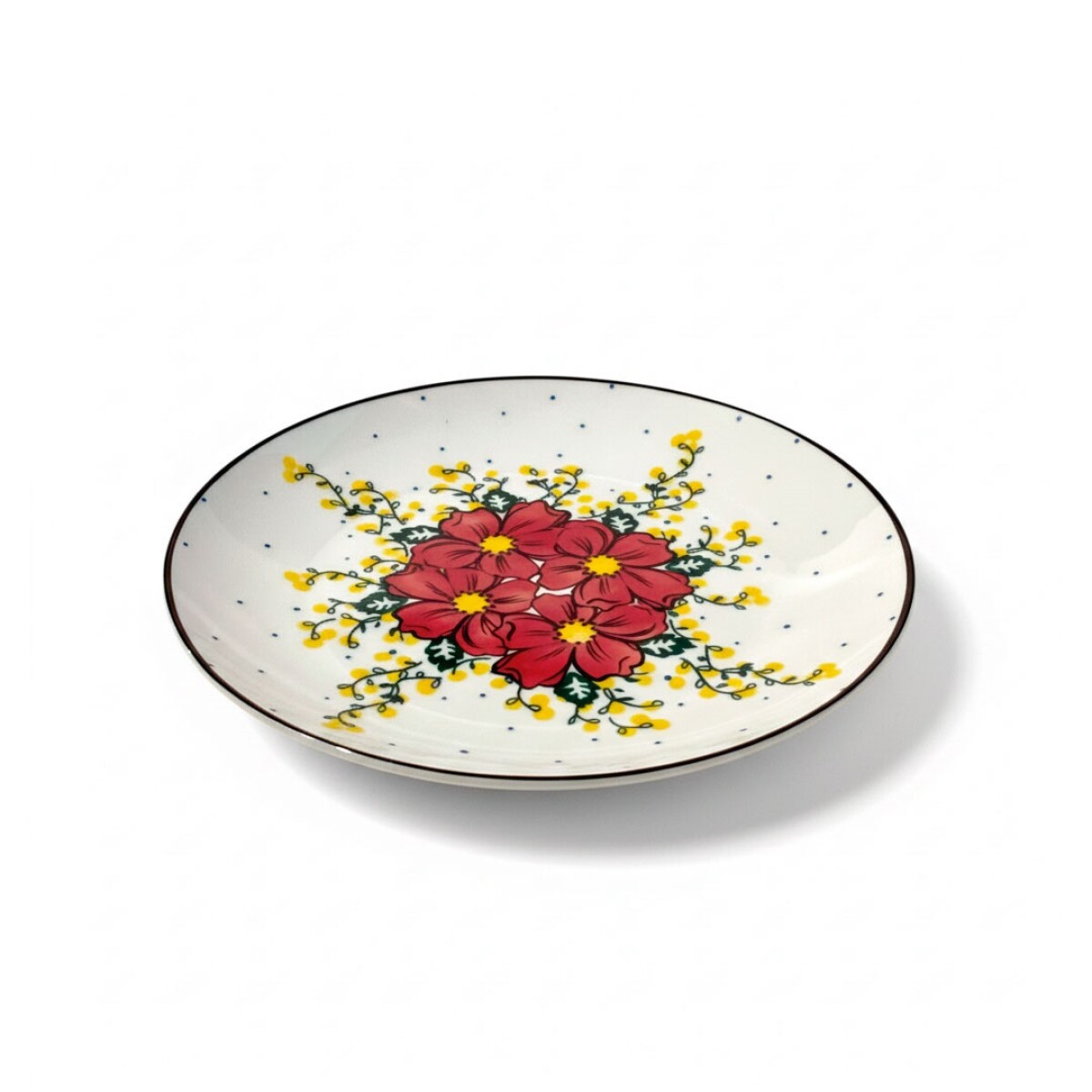 Plato Principal Floral 25Cm-LBY782 