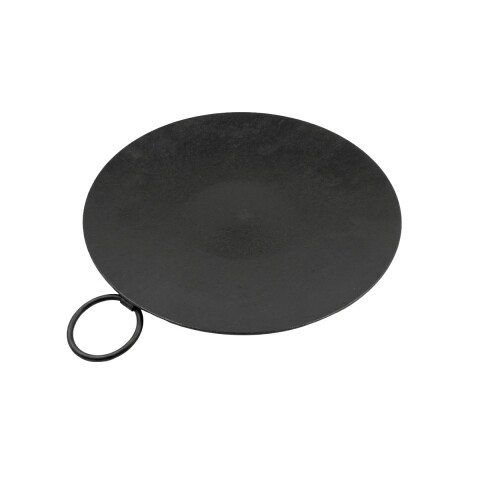 PLACA DE METAL NEGRO ANTIADHERENTE 35CM Unica