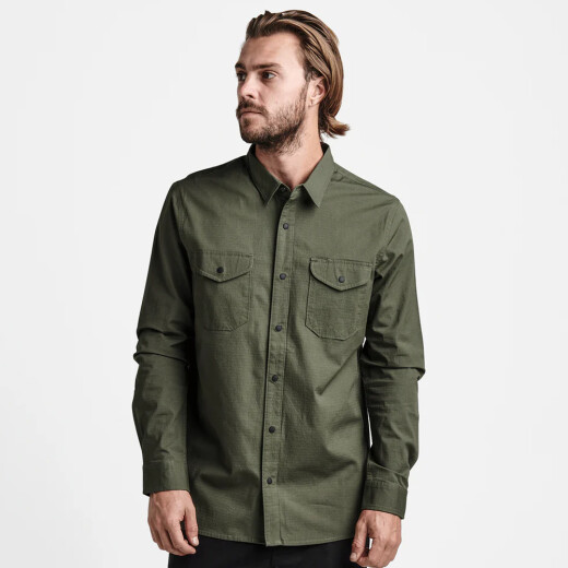 Camisa ML Roark Campover Shirt Verde Oscuro Camisa ML Roark Campover Shirt Verde Oscuro