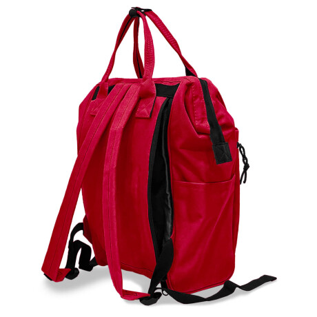 Mochila Cartera Everlast Bolso Dama Urbana Antirrobo Rojo