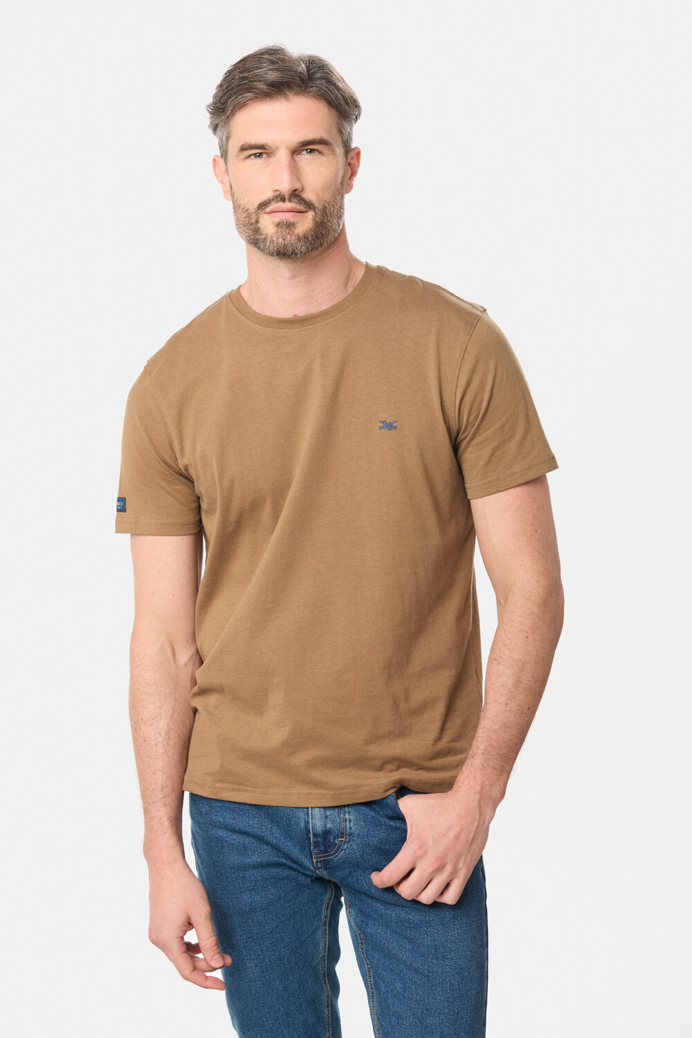 REMERA LISA DE ALGODÓN Mostaza