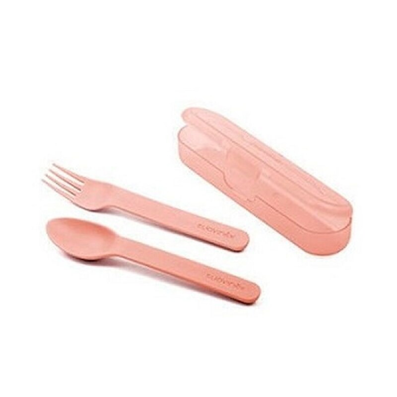 Set Suavinex Cuchara + Tenedor + Estuche Forest Rosa 12m+ Set Suavinex Cuchara + Tenedor + Estuche Forest Rosa 12m+