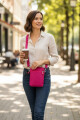 Bolso Portacelular Crossbody Rosa