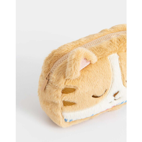 Cartucheras Peluche Marron Camel