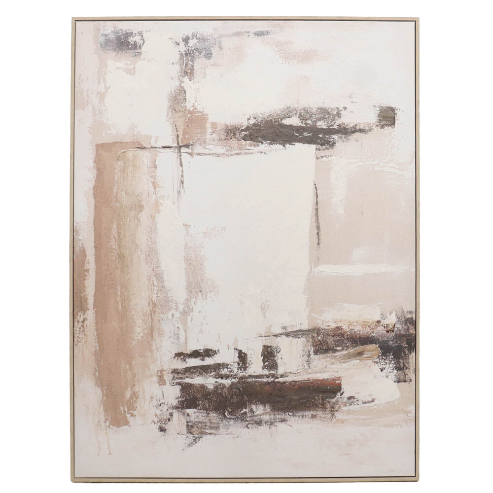 CUADRO PINE I, 90X120, NATURAL/BEIGE PAPEL H1HCA250046A