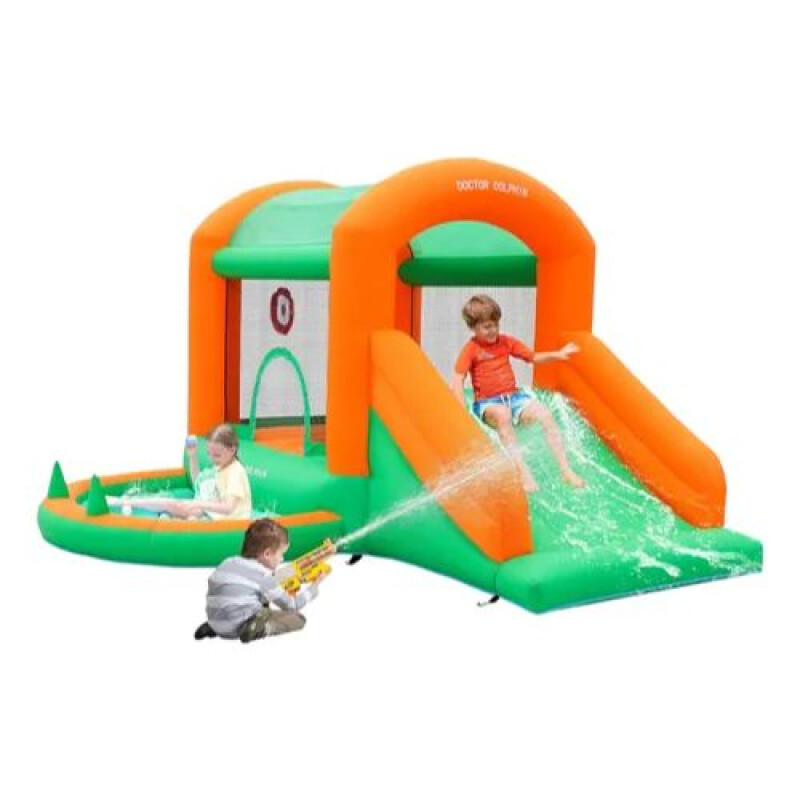 Inflabe Casa Naranja- Doctor Dolphin Inflabe Casa Naranja- Doctor Dolphin