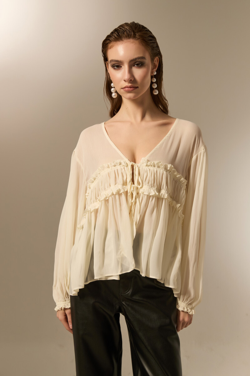 Blusa Celin - Crudo / Natural 