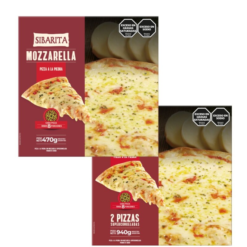PIZZA SIBARITA MUZARELLA X2 +SOLO PDE O WEB+ PIZZA SIBARITA MUZARELLA X2 +SOLO PDE O WEB+