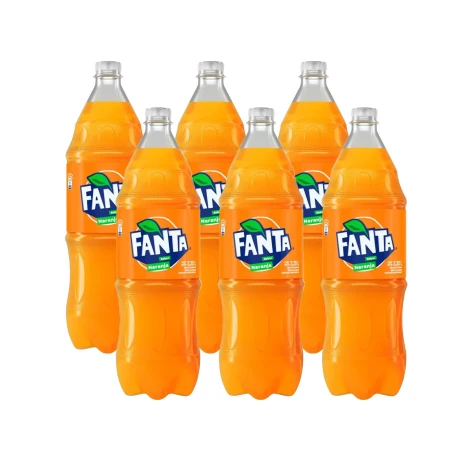 Pack X6 Refrescos Fanta Naranja 2.25L 001