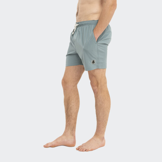 Short Reef Swim Liso Azul