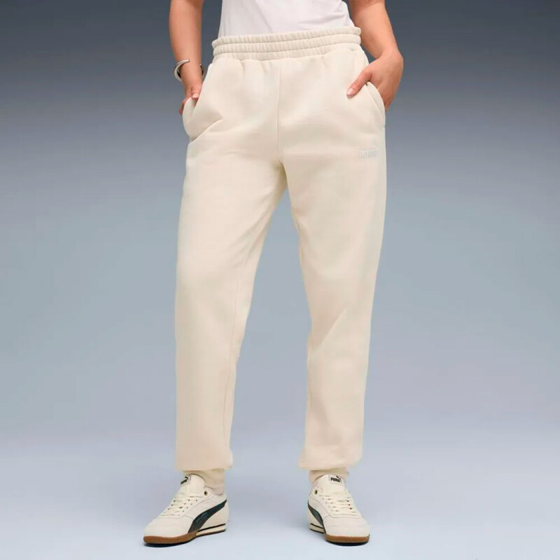 Pantalon de Hombre Puma Ess Nº1 Logo Sweat Pants Beige