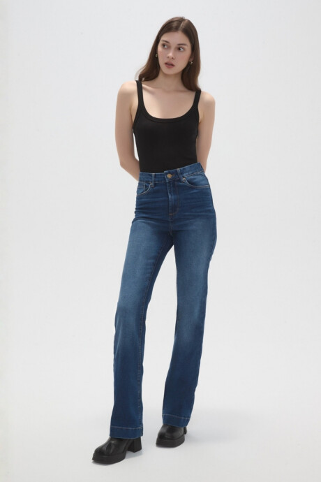 Pantalon Frankie Azul Medio