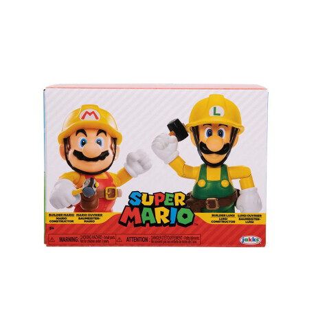 Figura Super Mario 2PK - Builder Mario & Builder Luigi Figura Super Mario 2PK - Builder Mario & Builder Luigi