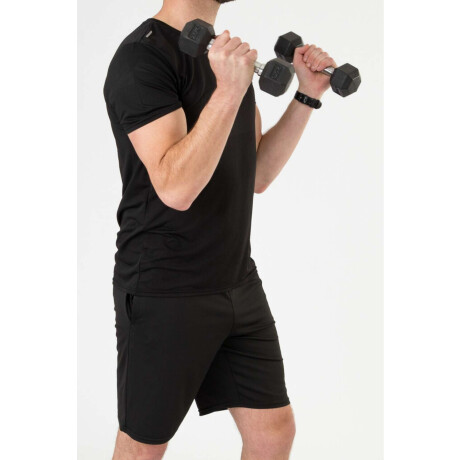 Remera mesh men Negro