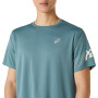 Polo Running Icon SS Top Hombre Foggy Teal