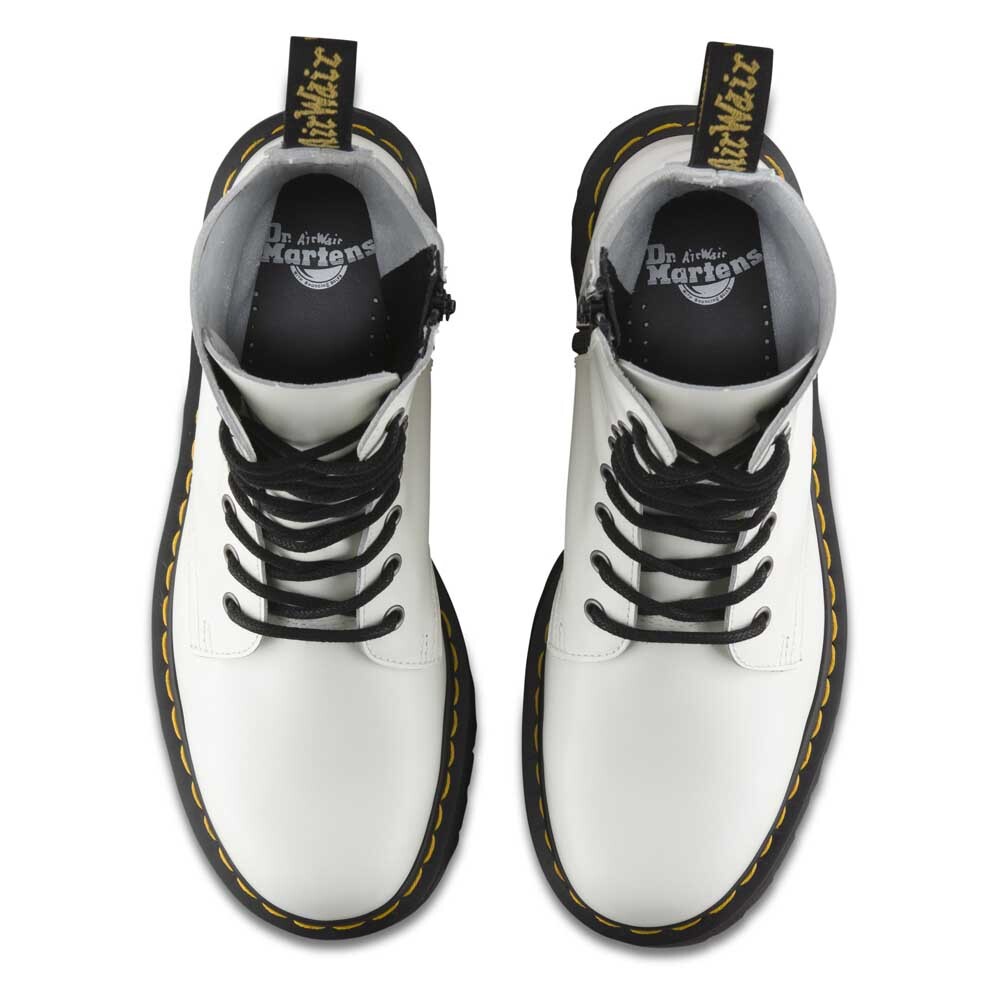 Jadon - Unisex White Polished Smooth