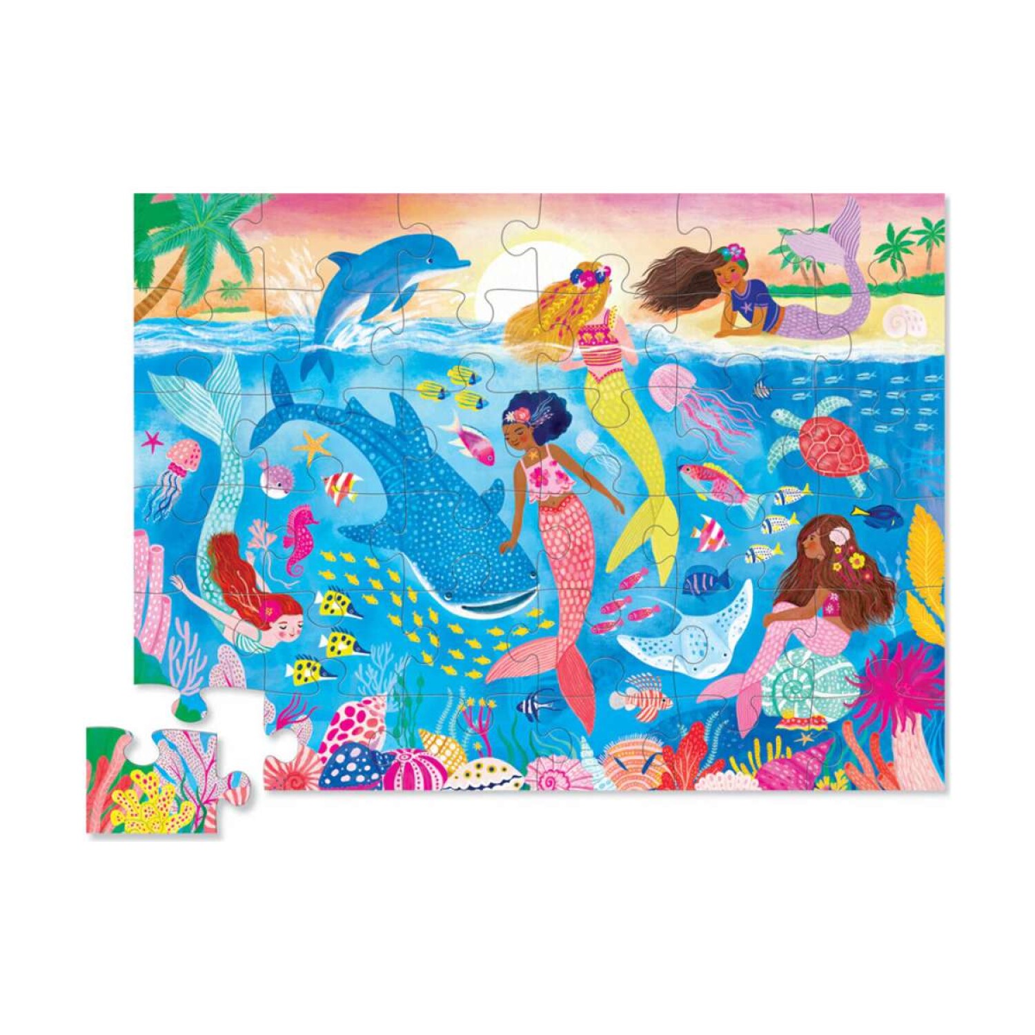 Puzzle Crocodile Creek 36 Piezas 45 x 60 cm - Sirenas — Tienda Soy ...