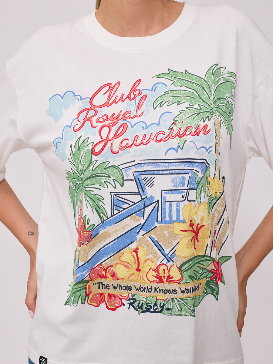 T-SHIRT JORAL RUSTY - Crudo 