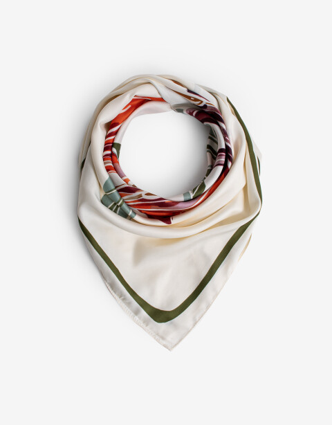 Pañuelos Raso Flores Pañuelo Estampa Floral - Combinacion Multicolor