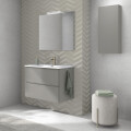 MUEBLE DE BAÑO DAI 60 CM ARENA MATE CON MESADA Mueble De Baño Dai 60 Cm Arena Mate Con Mesada