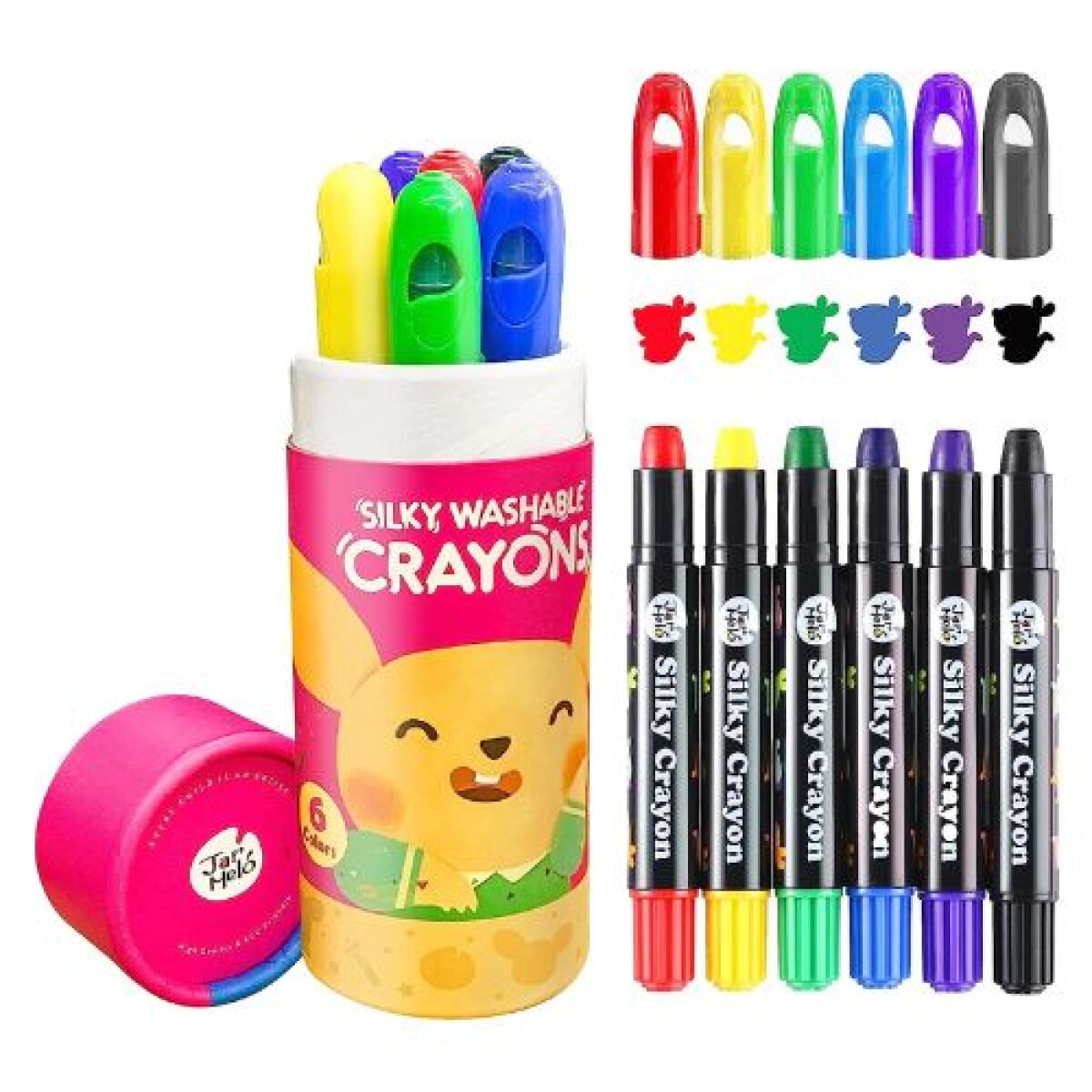 Silky crayons 6 colores - Silky Crayons 6 Colores 