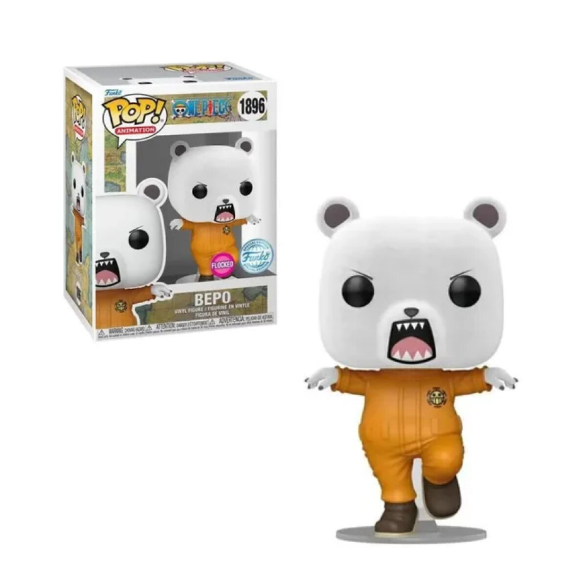 One Piece - Bepo (Flocked) - 1896 