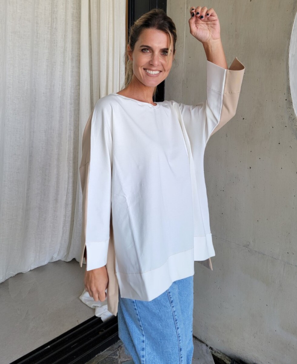 Remerón Chipre - Combinada crudo y beige 