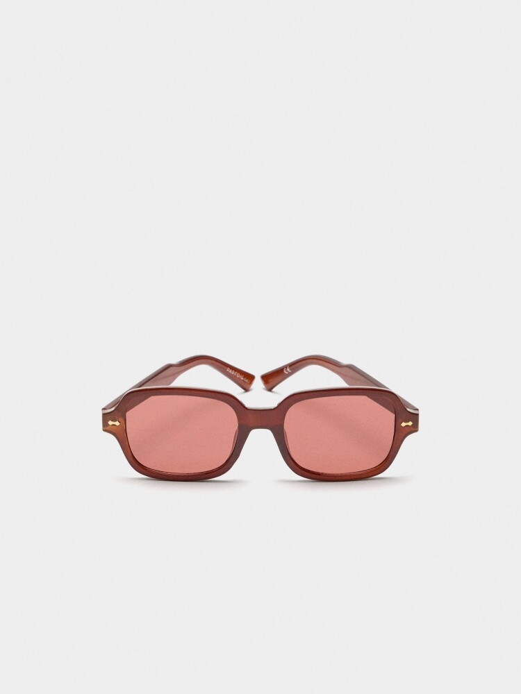 Gafas De Sol Cuadradas canela