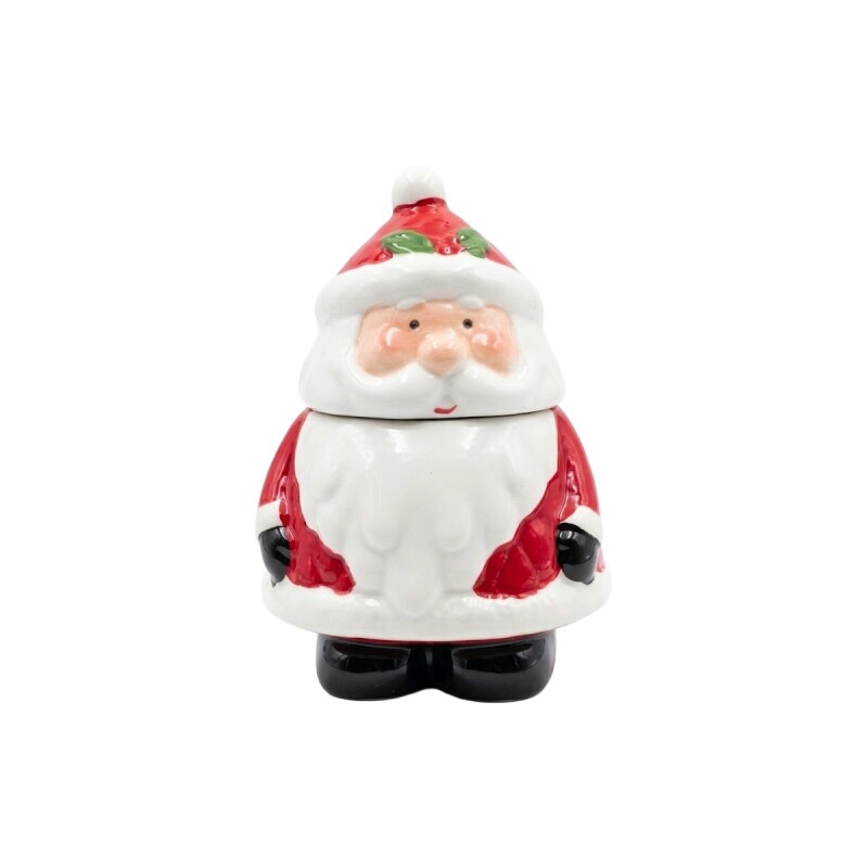 BASE CERAMICA DIS SANTA C/TAPA 10X9.5X9.5CM Unica