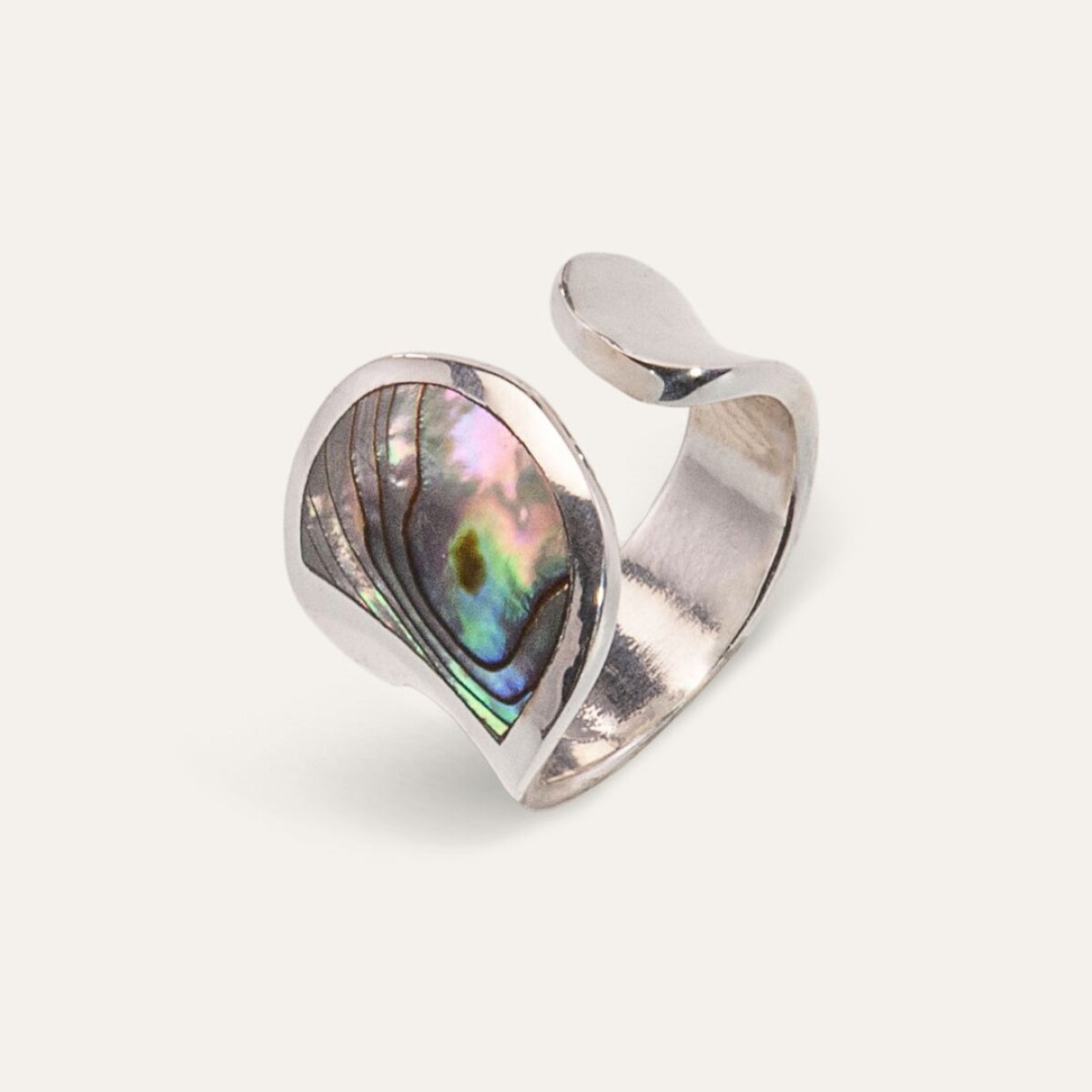 Anillo Dahiana Abalón - Plata 925 