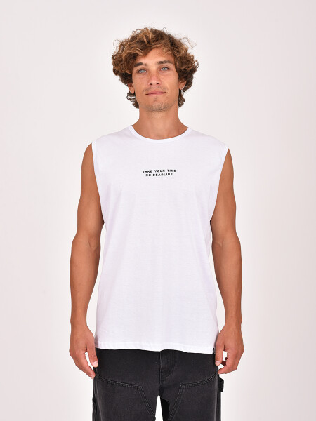 MUSCULOSA LETTERS BLANCO