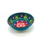 Bowl de cerámica pintado 12 cm Verde oscuro