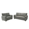 Juego De Living Sillones Sofá 2 Y 3 Cuerpos - Montana Gris