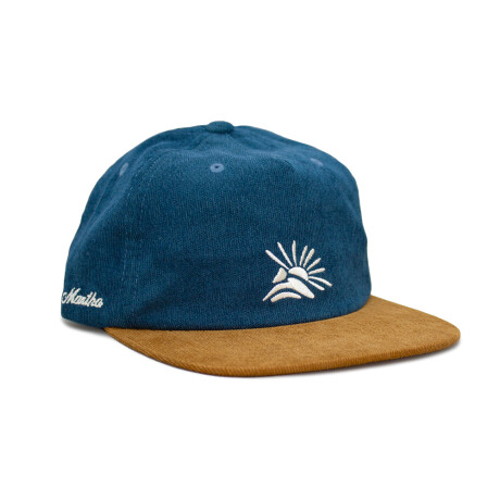 Gorro Martha Palma Snapback Azul - Marrón