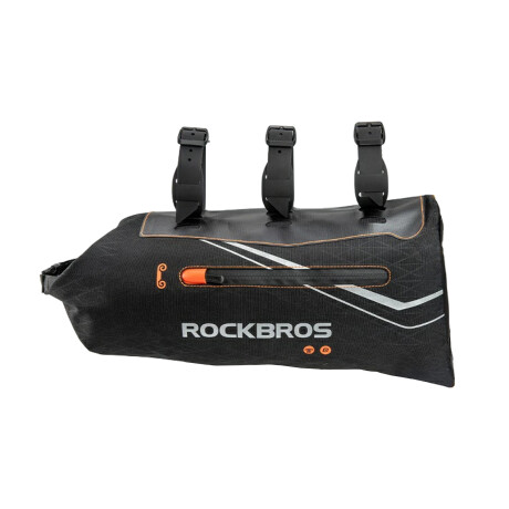 Rockbros - Bolso Frame para Parte Interior de Bicicleta. Impermeable. Material: Poliéster y Nylon. P 001