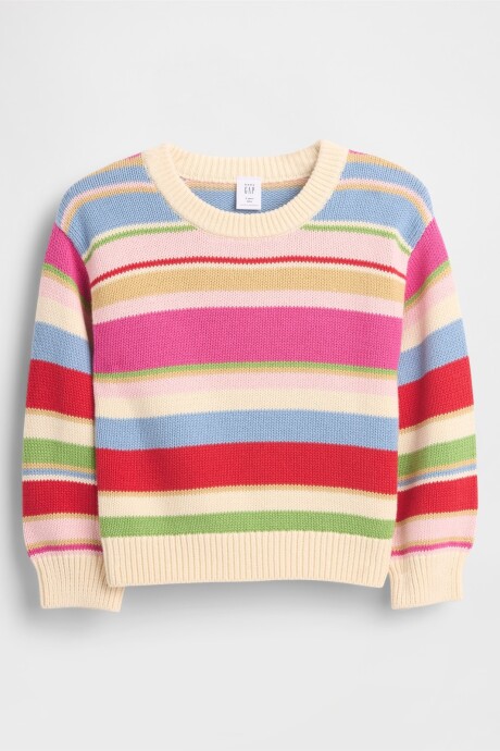 Buzo Algodòn Toddler Niña Happy Stripe