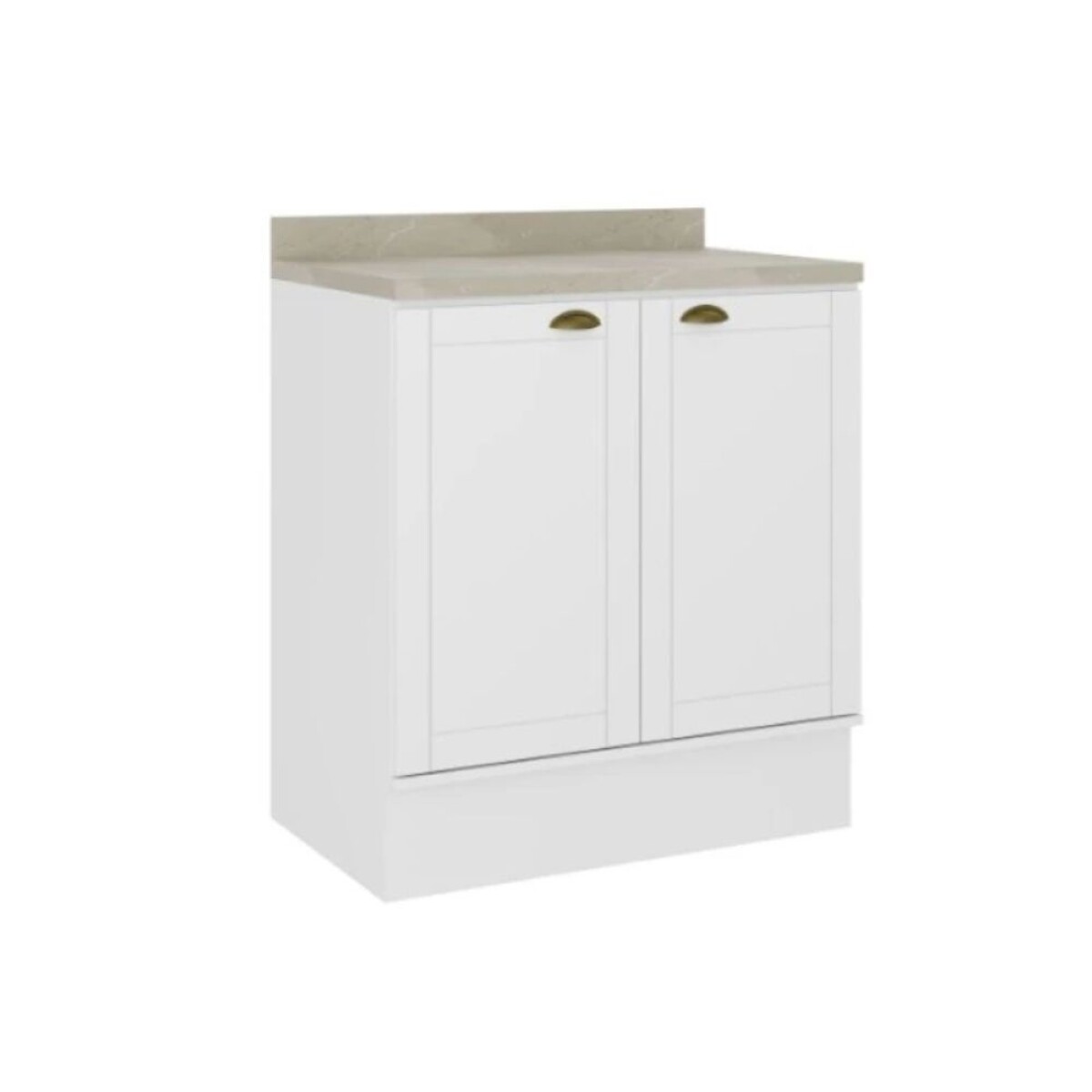 Bajo Mesada AMERICANA 80 cm MDF Blanco 