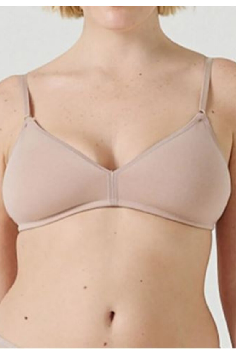 SOUTIEN ALGODON Y LYCRA DOBLE NUDE