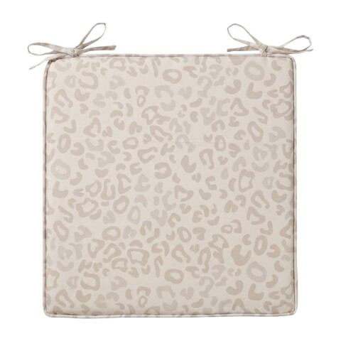 COJIN CUAD BEIGE A.PRINT P/SILLA 40X40X5CM Unica