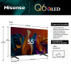 SMART TV HISENSE 55” UHD 4K QLED Google TV 55Q6NQ N/A