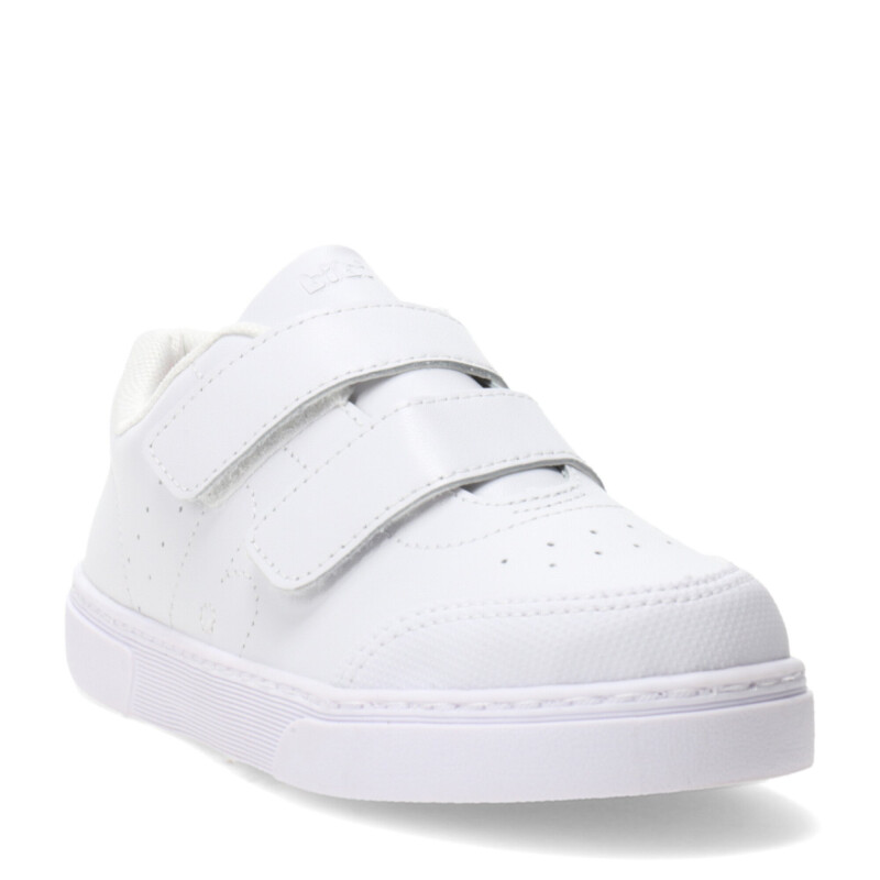 Championes Infantiles Bibi Colegial Velcros Blanco