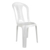 Silla Bistro Blanca PVC Mor Silla Bistro Blanca PVC Mor