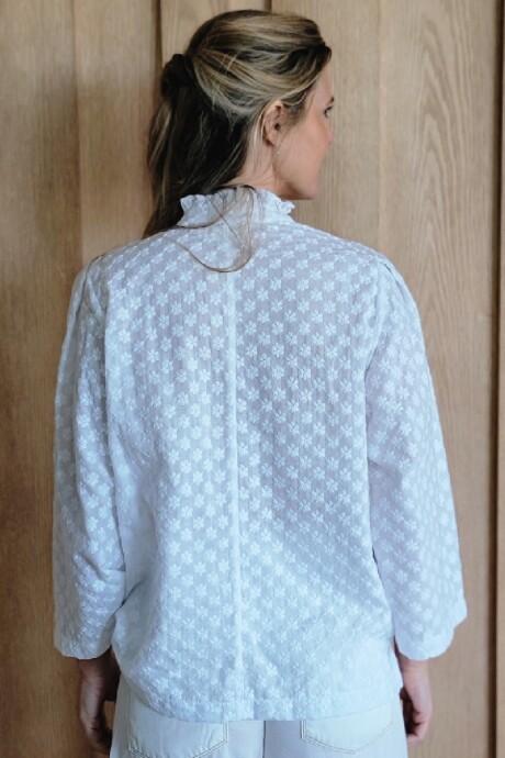 Camisa Dinamarca Broderie flor