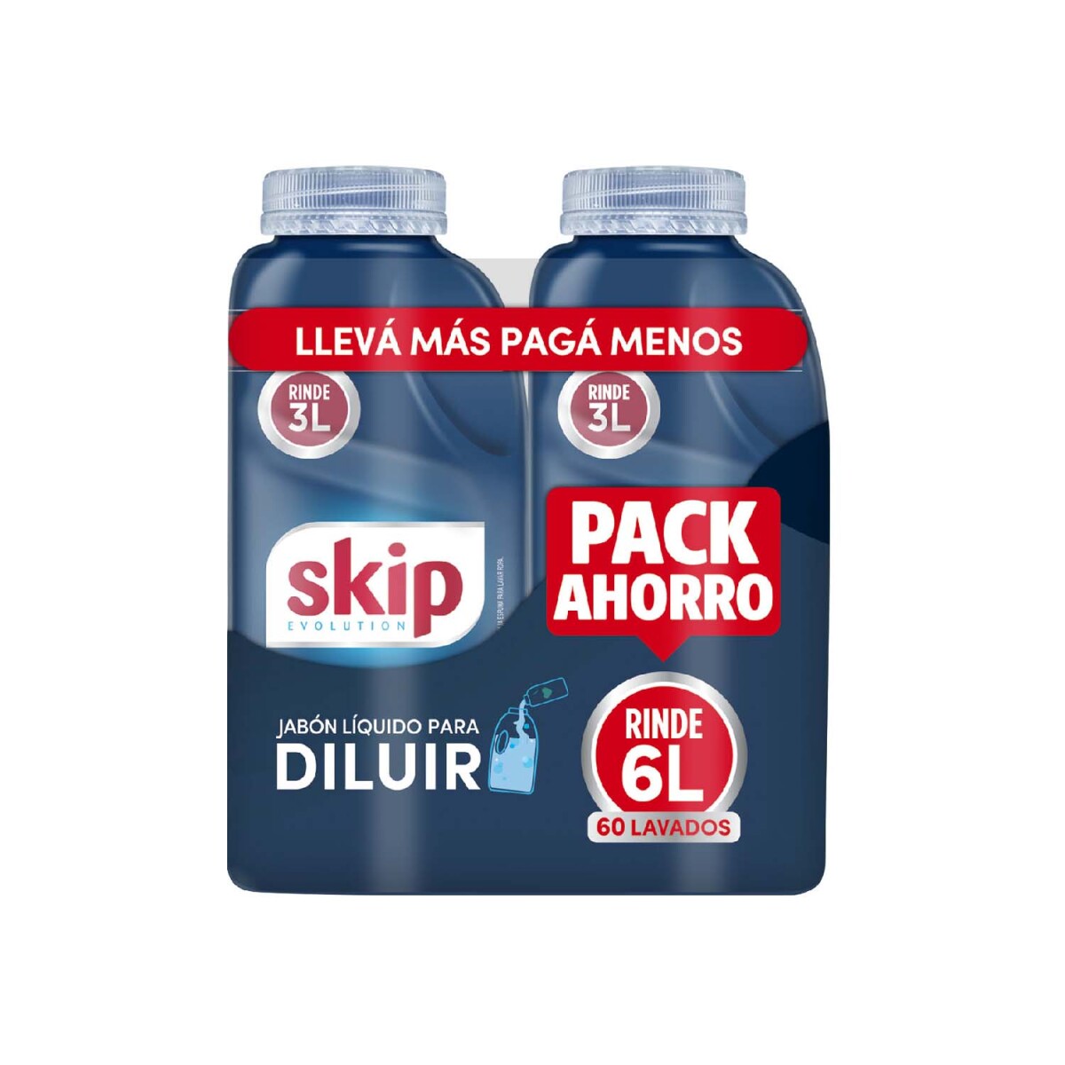 Skip liquido Para Diluir Pack Ahorro 
