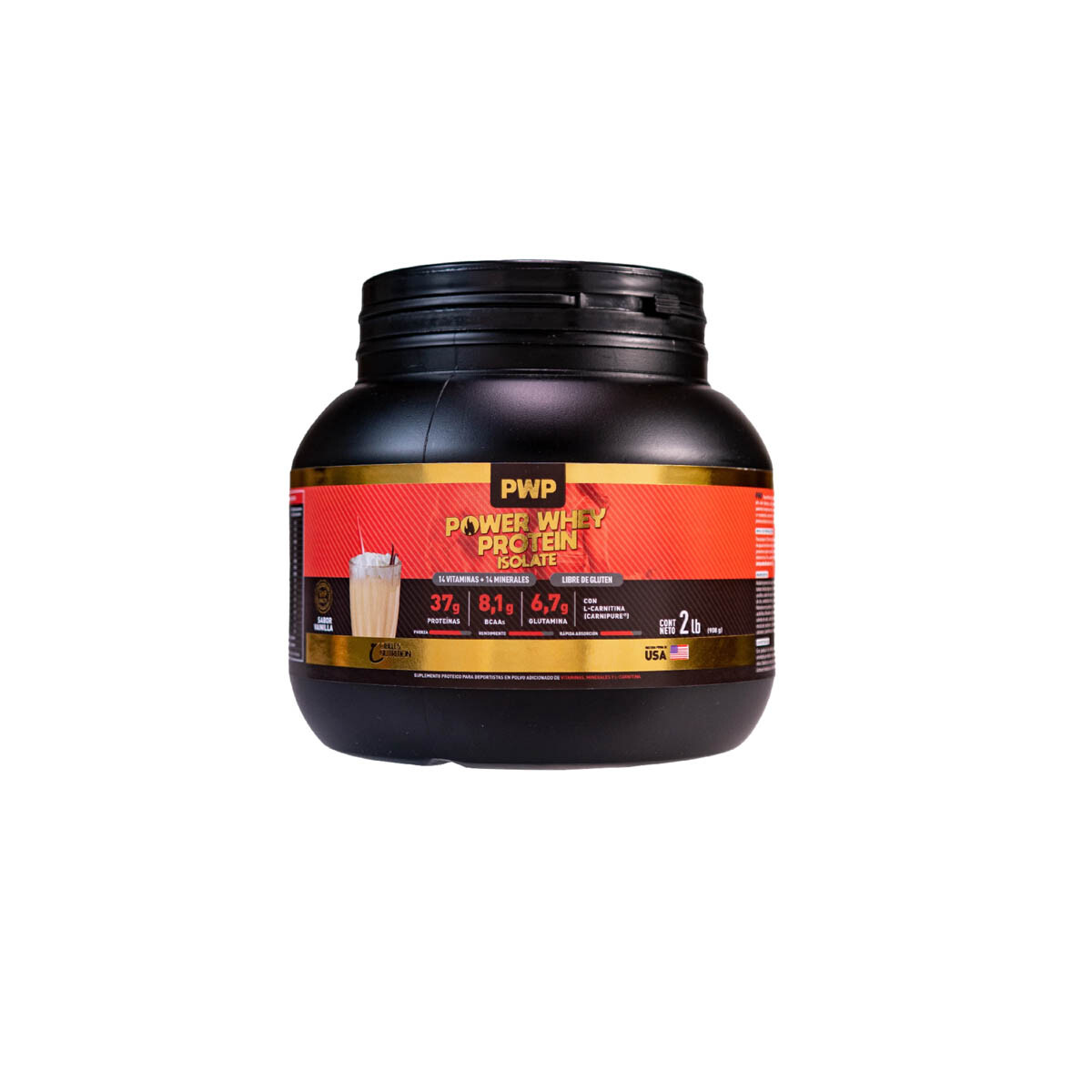 Cibeles PWP Whey Protein Isolate – Vainilla – 908 g (2 lb) 