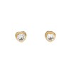 Caravanas Corazón piedra de oro- Oro bajo - Zirconia- CA8062 conpiedra